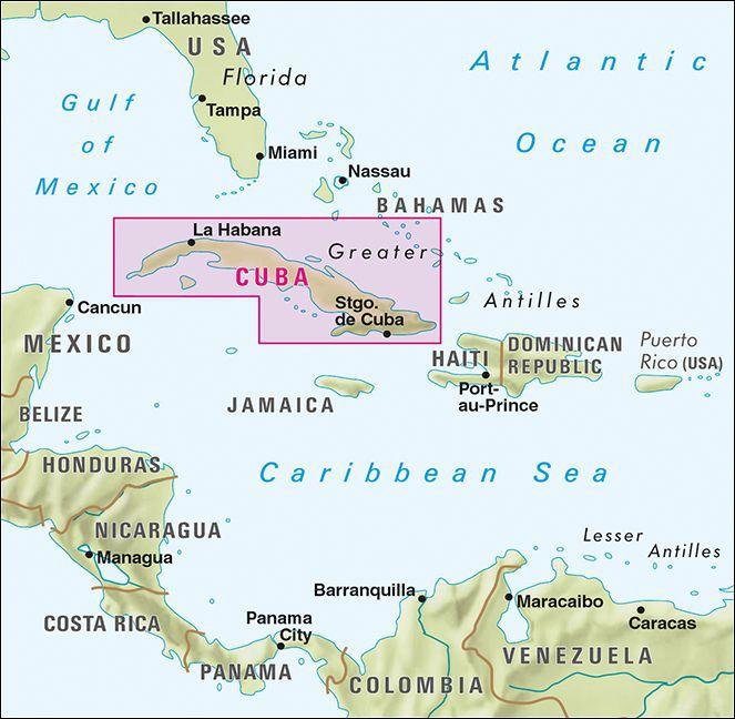 Actual product image Map Map Cuba 1 : 775 000 775000