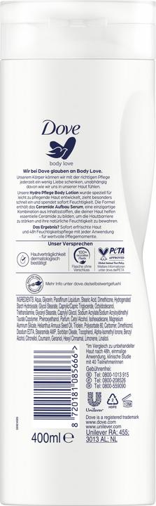 Immagine prodotto Dove lozione nourrissante per il corpo Hydro 400ml (Lozione corpo, 400 ml)