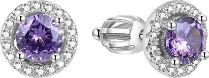 Beneto Silver shimmering earrings AGUP1457S (L)
