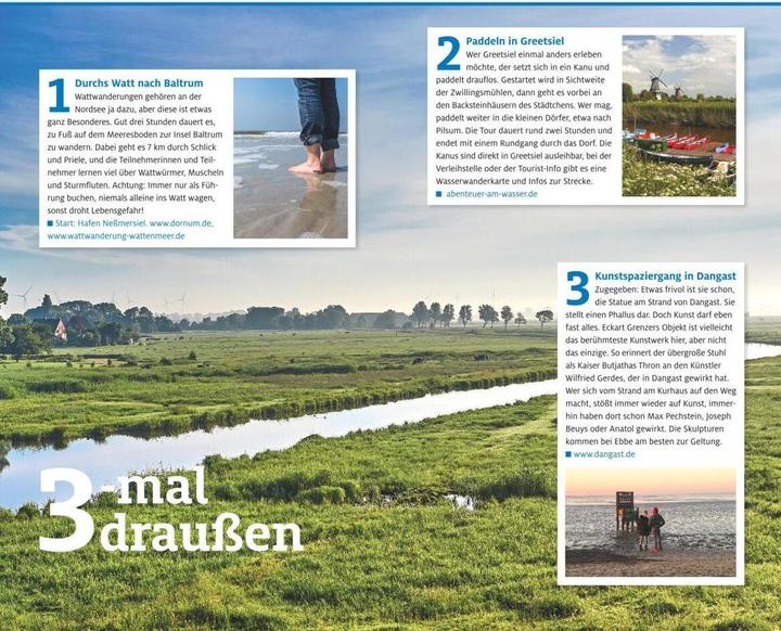 Produktbild Reiseführer Ostfriesland und Ostfriesische Inseln (Deutsch, Andrea Lammert, 2022)