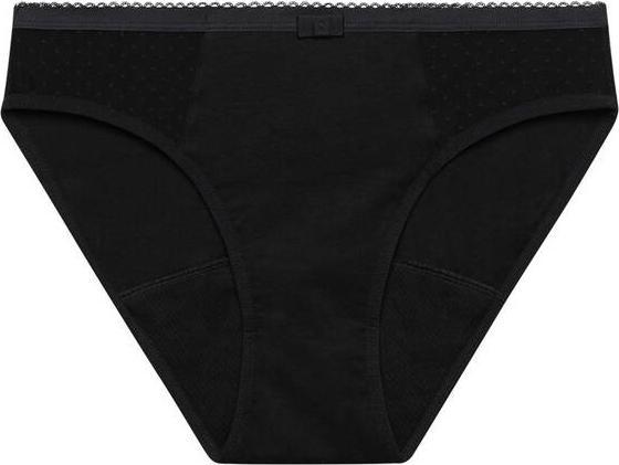 Produktbild DIM Slip Lace Medium schwarz mit Meshdetail (S)