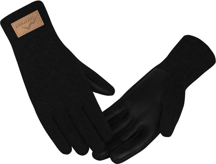 Image du produit Normani Gants homme en tricot mérinos avec peau de mouton "Leanyer" - 9635 (9)