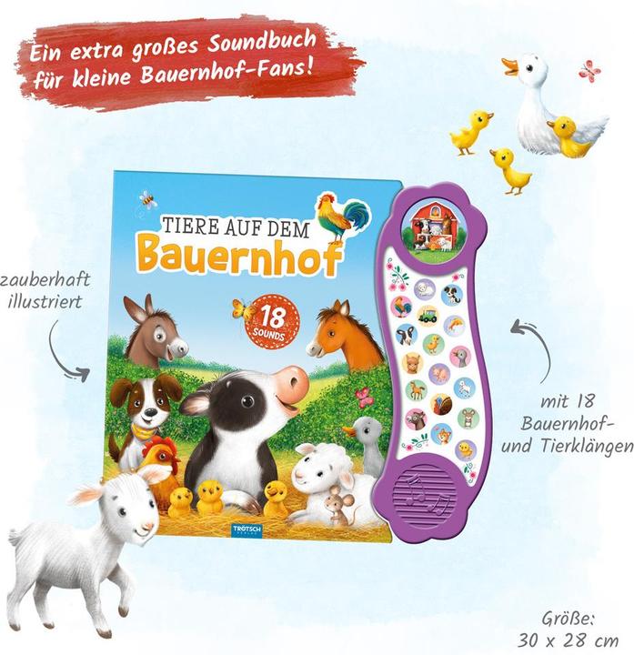 Actual product image Soundbuch Tiere auf dem Bauernhof (German)