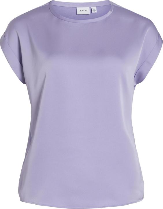 Actual product image Vila Round neckline top with short sleeves (44)