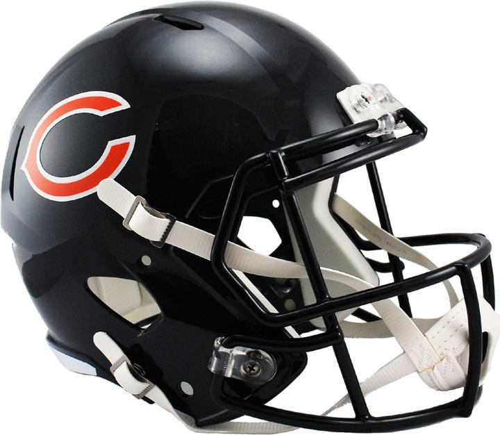 Actual product image Riddell Speed Replica Football Helmet NFL Chicago Bears