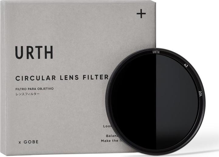 Produktbild Urth 43mm ND16 (4 Stop) Lens Filter (Plus+) (ND- / Graufilter, 43 mm)
