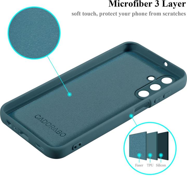 Actual product image Cadorabo Case for Samsung Galaxy A15 TPU in liquid protection silicone design (Samsung Galaxy A15)