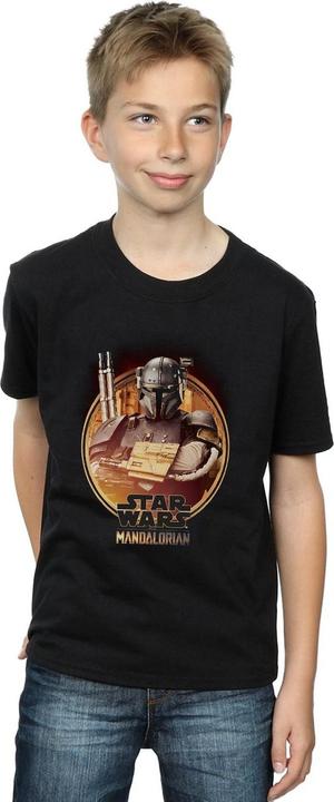Produktbild Star Wars The Mandalorian Paz Vizsla Framed TShirt Jungen (140, 146)