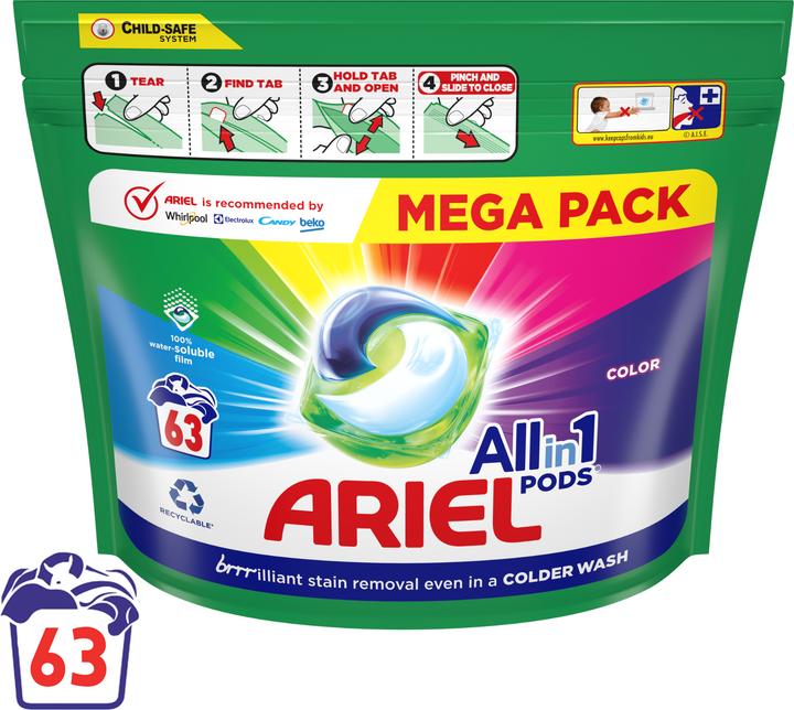 Actual product image Ariel All-in-1 (63 Washing cycles, Pods)