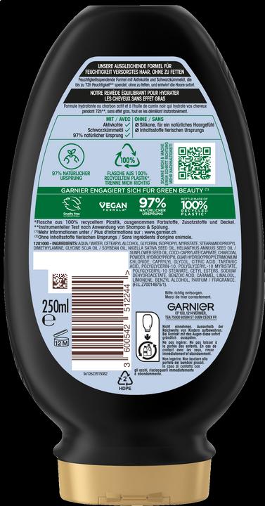 Immagine prodotto Garnier Carbone magnetico Ultra Doux (250 ml)