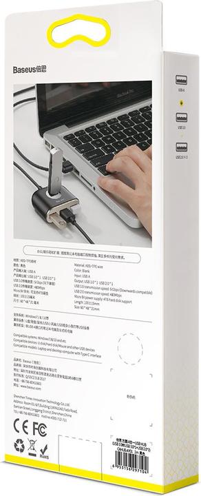 Actual product image Baseus CAHUB-AY01 (USB-A, 4 Ports)
