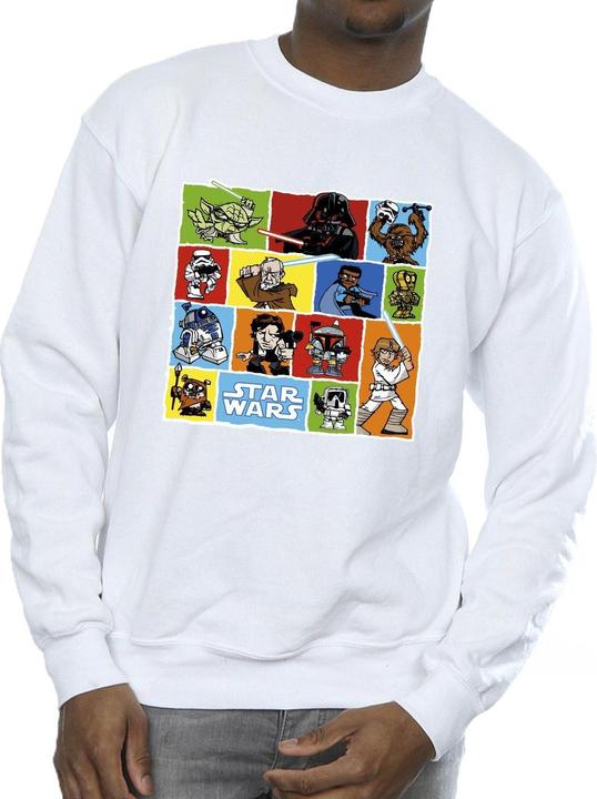Immagine prodotto Star Wars Comic Drawing Montage Felpa Uomo (M)