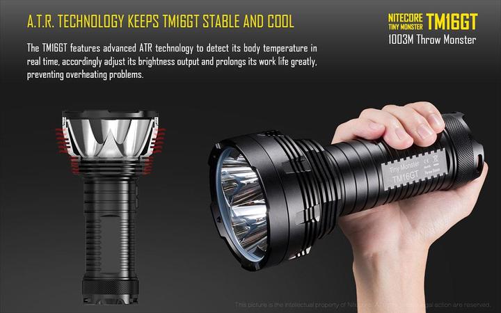 Image du produit Nitecore Tm16gt (18.20 cm, 3600 lm)