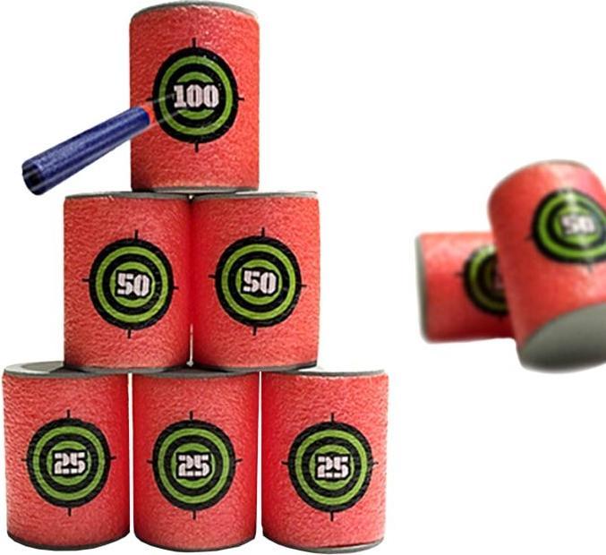 Actual product image JTI 6x targets for Nerf Guns