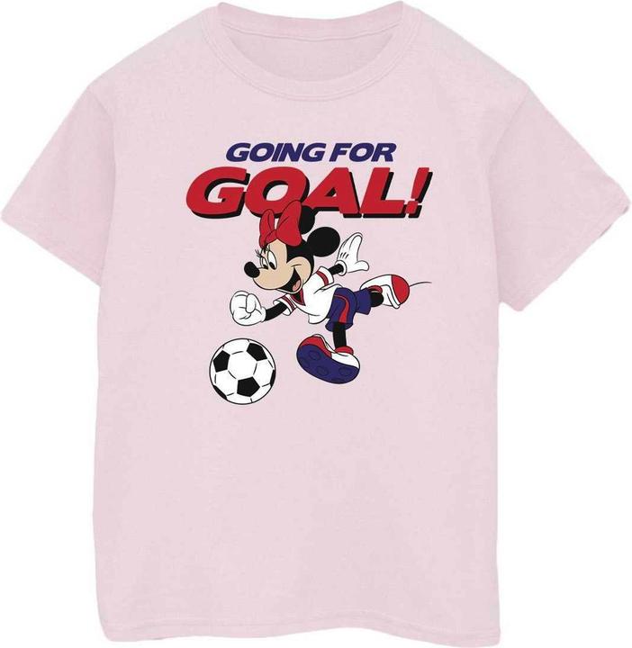 Immagine prodotto Disney Minnie Mouse Going For Goal Maglietta Ampia Donna (L)