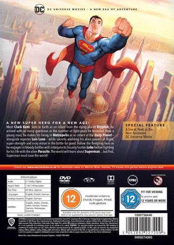 Actual product image Warner Bros Superman: Man of Tomorrow (DVD, 2020, German, English, French)