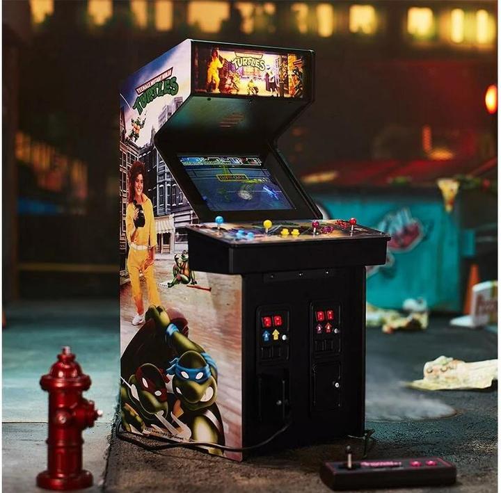 Actual product image Numskull Quarter Scale Arcade Cabinet - Teenage Mutant Ninja Turtles