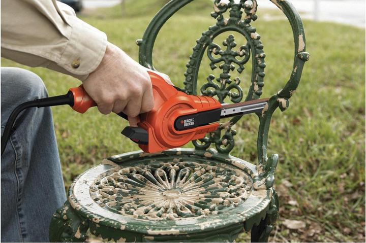 Produktbild Black & Decker Powerfeile KA900E mit CyclonicActionStaubabsaugung (Bandschleifer, 350 W)