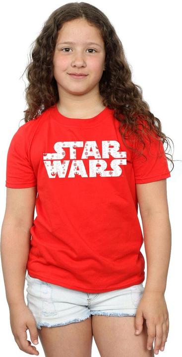Immagine prodotto Star Wars Christmas Logo Maglietta Ragazze (140, 146)