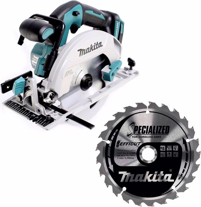 Actual product image Makita DHS 680 Z Cordless circular saw 18 V 165 mm + EFFICUT circular saw blade - without battery, without