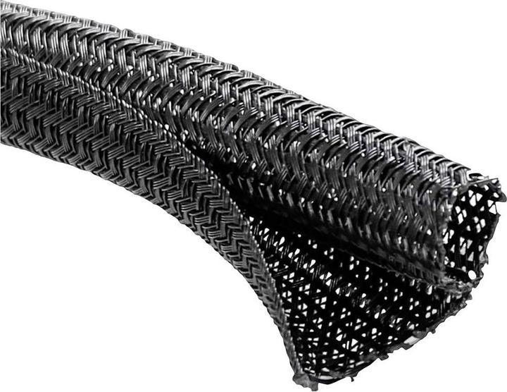 Produktbild Quadrios 23CA232 23CA232 Geflechtschlauch Schwarz Polyester 19 bis 20 mm 3 m (Kabelschlauch, 300 cm)
