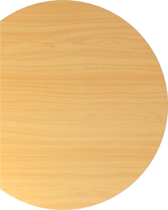 Actual product image MC Extension element 3/4 round for MyTable XB desk with table frame silver
