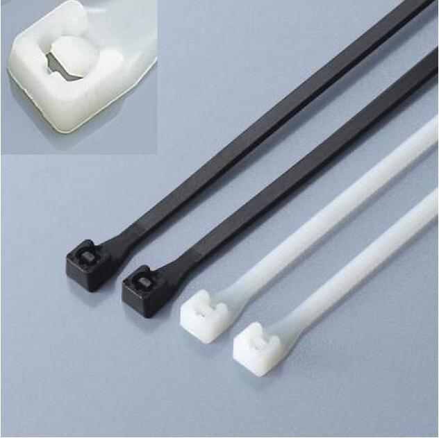 Produktbild Techly 306370 Spannbänder 200 x 2,5 mm, 100 Stk. Schwarz (200 mm, 100 Stk.)