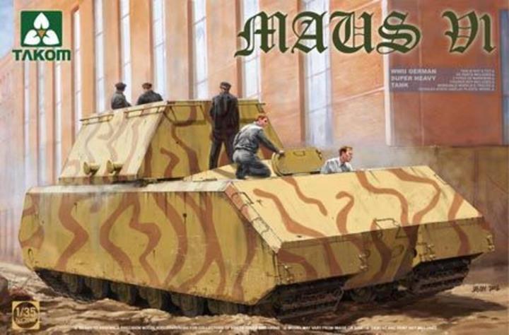 Actual product image Takom WWII German Super Heavy Tank Mouse V1
