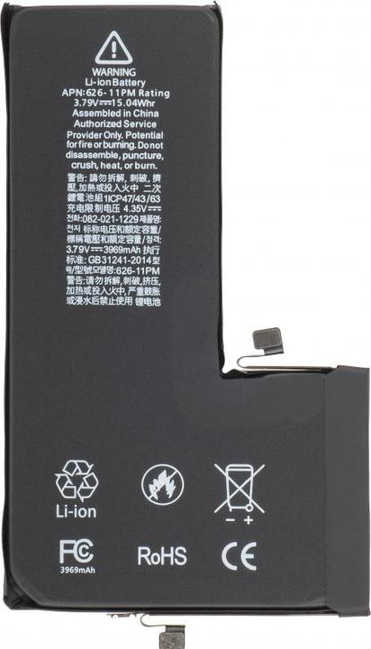 Actual product image Aftermarket Akku für iPhone 11 Pro Max, mit built in Flex für BMS (no spot welding needed)