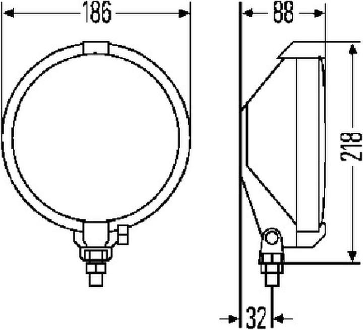 Produktbild Hella Nebelscheinwerfer (mit Glühlampe) (H3)
