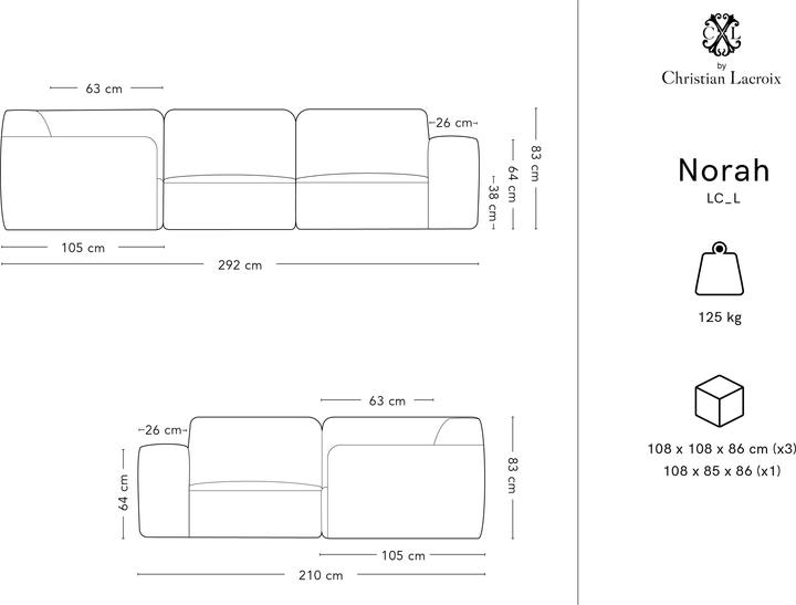 Actual product image CXL by Christian Lacroix Norah (Corner sofa)