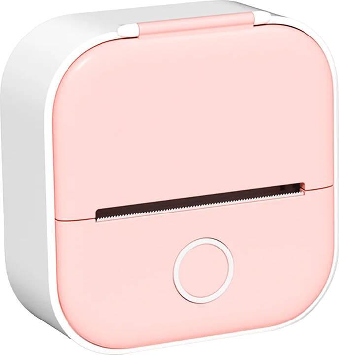 Phomemo T02 portable label printer pink case