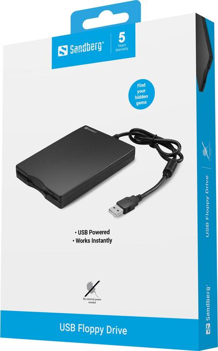Image du produit Sandberg Mini lecteur de disquettes USB (lecteur de disquettes)