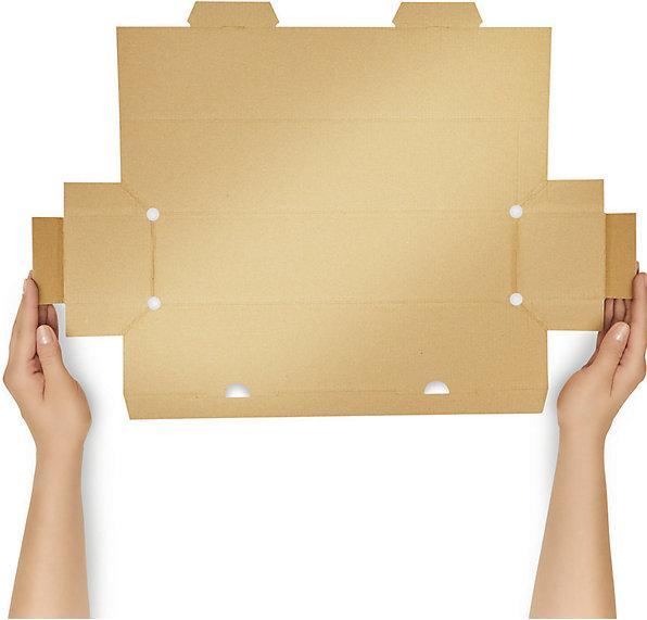 Actual product image kaiserkraft Wine bottle box, white, for 2 bottles, 10+ items. (1 x)