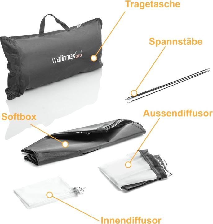 Produktbild Walimex Softbox 50x70cm Niova 800 Round (Softbox)