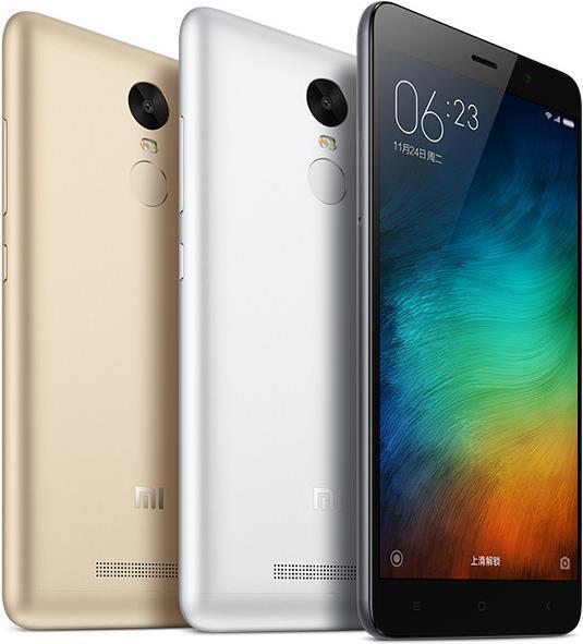 Actual product image Xiaomi Redmi Note 3 Pro (32 GB, Grey, 5.50", Dual SIM, 16 Mpx, 4G)