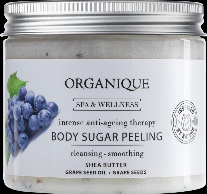 Actual product image Organique Intense Anti-Ageing Body Sugar Scrub 200ml (200 ml)