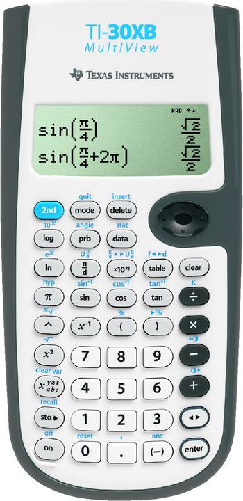 TI TI-30XB MultiView (Cellules solaires, Piles)