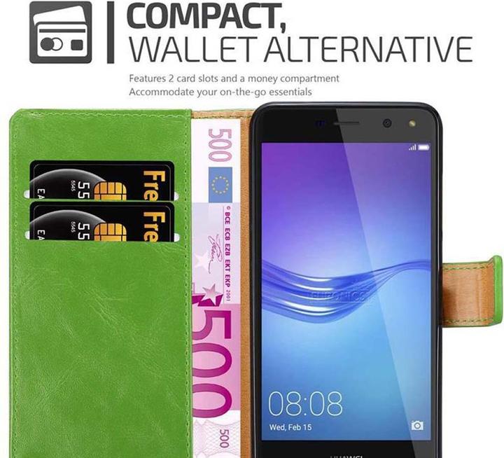 Actual product image Cadorabo Book Luxury Cover (Huawei Y6 (2017))