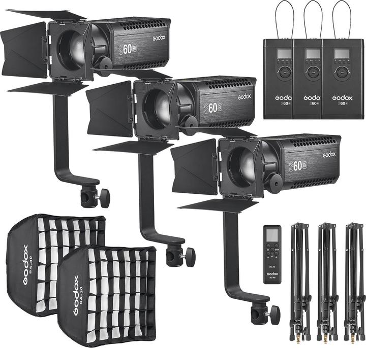 Produktbild Godox S60Bi D 3 Head Kit (Godox)