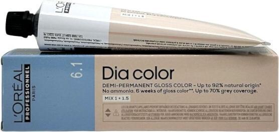 Produktbild L'Oréal Paris Loreal DIA Color 6,1 Dunkelblond Asch 60 ml (6.1 dunkelblond asch)