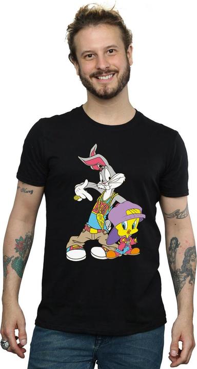 Immagine prodotto Looney Tunes Bugs And Tweety Hip Hop Maglietta Uomo (5XL)