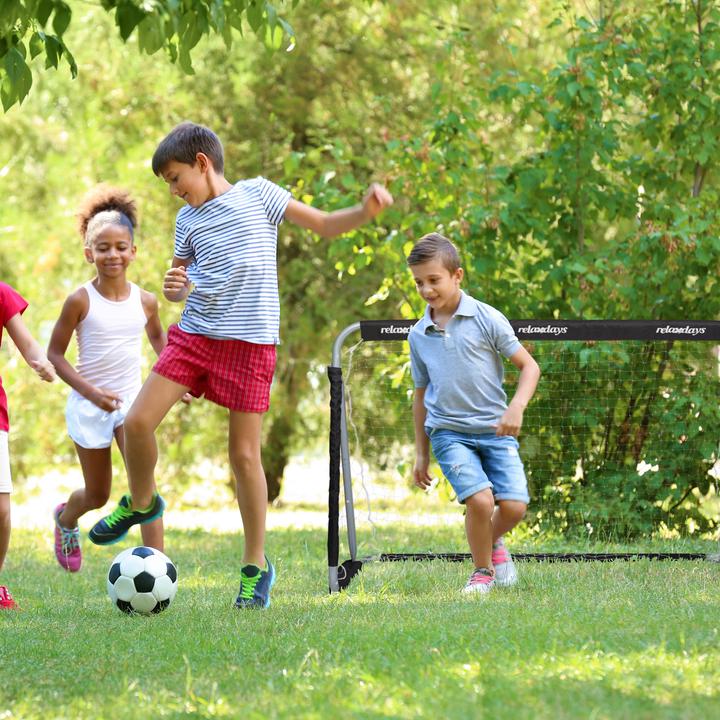 Actual product image Relaxdays 2x soccer goal