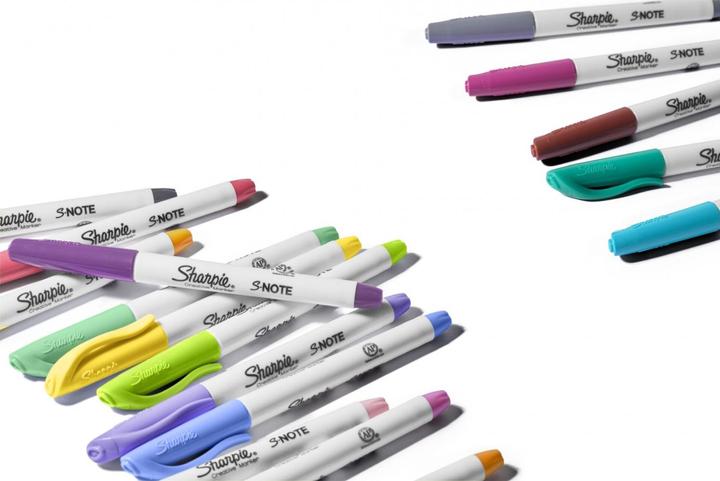 Produktbild Sharpie Permanent-Marker S-Note Creative 1-5 mm, 12 Stück (Mehrfarbig, 5 mm, 12 x)