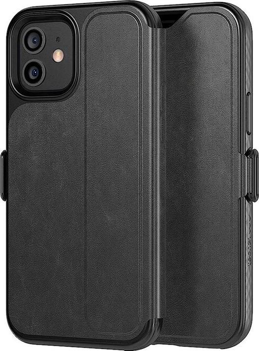 Immagine prodotto tech21 Evo Wallet, Custodia a portafoglio, Apple, iPhone 12/12 Pro, 15,5 cm (6,1 pollici), Nero (Apple iPhone 12, Realme 12 Pro+)