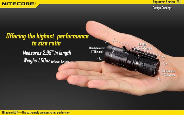 Produktbild Nitecore Ec11 (7.50 cm, 900 lm)