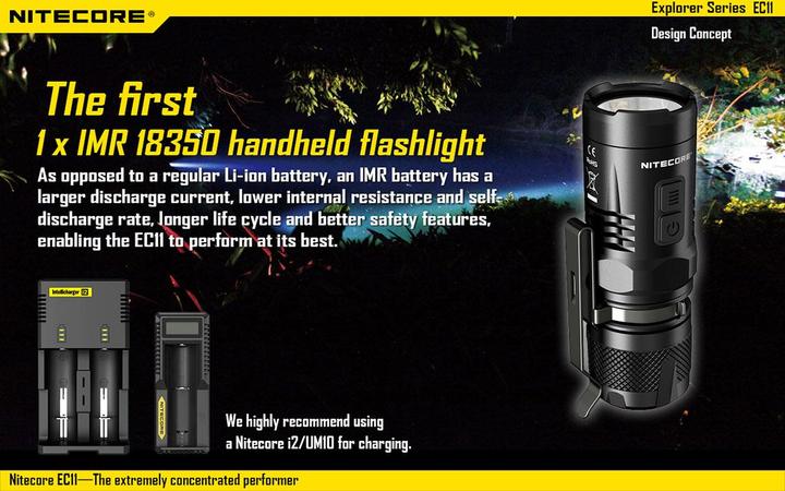 Produktbild Nitecore Ec11 (7.50 cm, 900 lm)