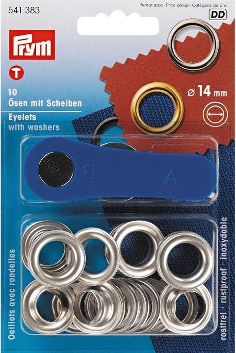 Produktbild Prym Ösen mit Scheiben