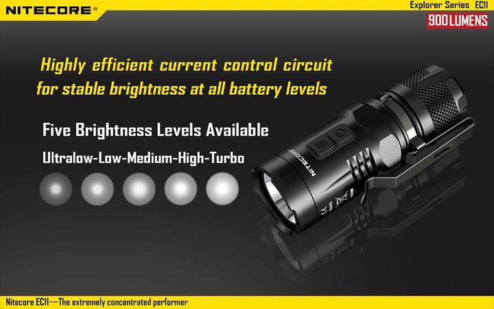 Produktbild Nitecore Ec11 (7.50 cm, 900 lm)