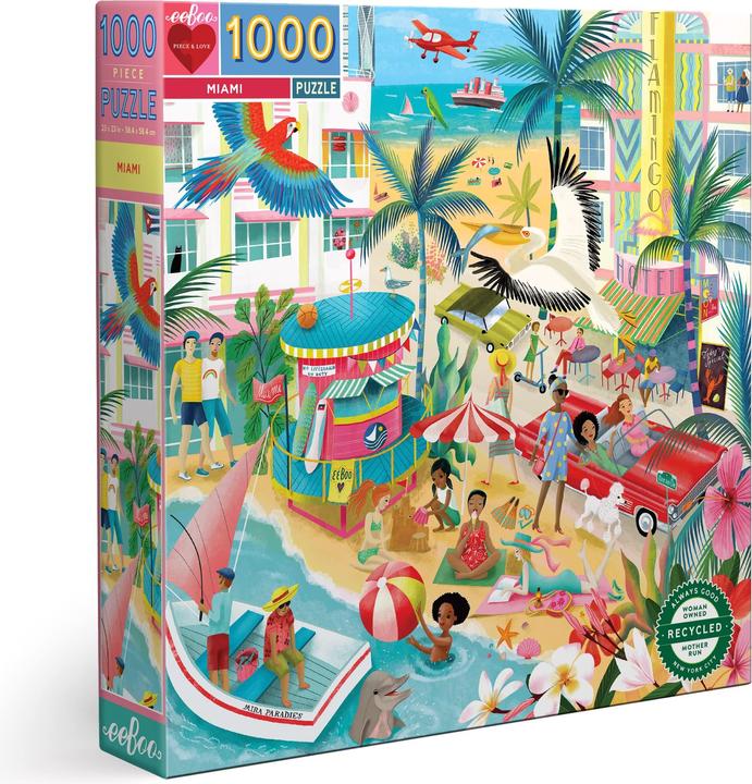 Immagine prodotto Eeboo Puzzle 1000 pezzi - Miami - (EPZTMIA) (1000 pezzi)